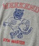 gym master ジムマスター スウェットTシャツ メンズ 半袖 ビッグTシャツ WEEKEND 刺繍スウェットTEE 10.3oz G621782 ワイドシルエット カレッジロゴ アメカジ 春夏