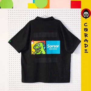 【予約販売商品】SorsorTシャツ  21年新作corade  マッチ恐竜POLO　メンズ・レディース・ユニセックス