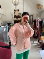 Shear rose design blouse | シースルーブラウス