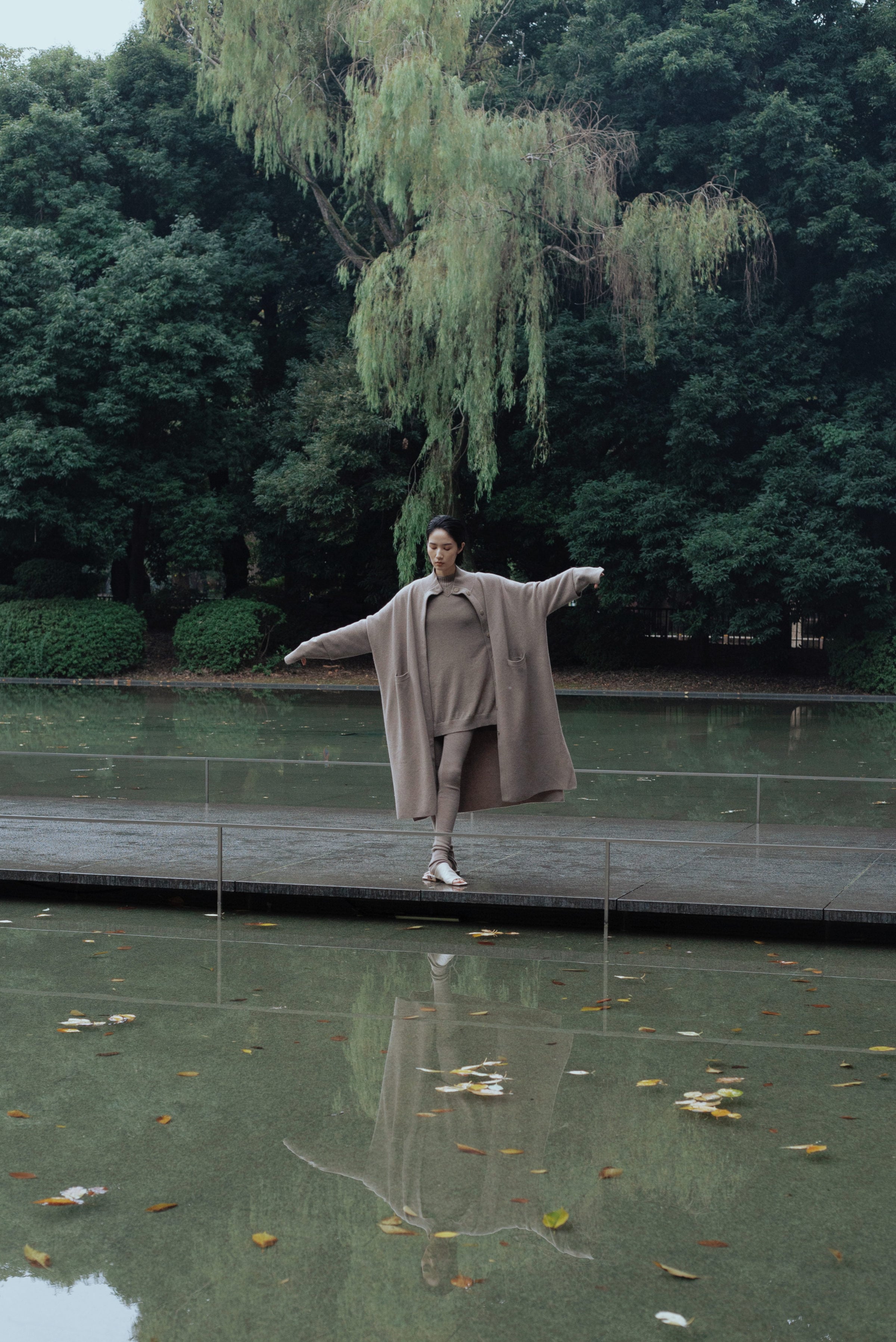 FREEMAN--B アコーディオンリブロングレギンス 3色 | physis (ピュシス)