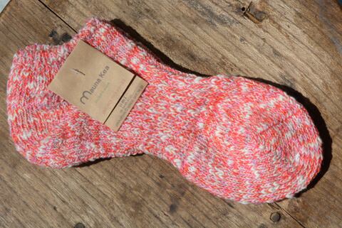 Mauna Kea（マウナケア）スラブリップル杢スニーカーソックス(218180)全5色