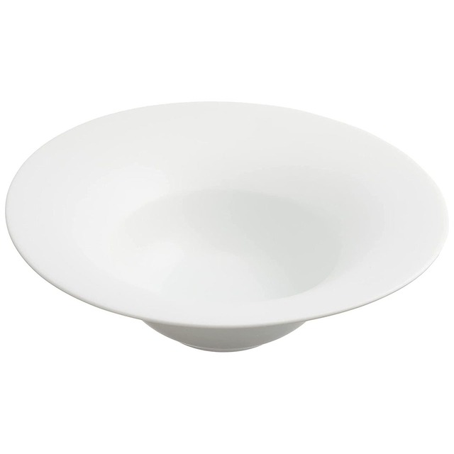 TOKI1919 「Classy」 ホワイトボウル 鉢 フレンチ スープ皿 深皿 パスタ皿 大 直径約20×6cm ホワイト 日本製 36F379-06