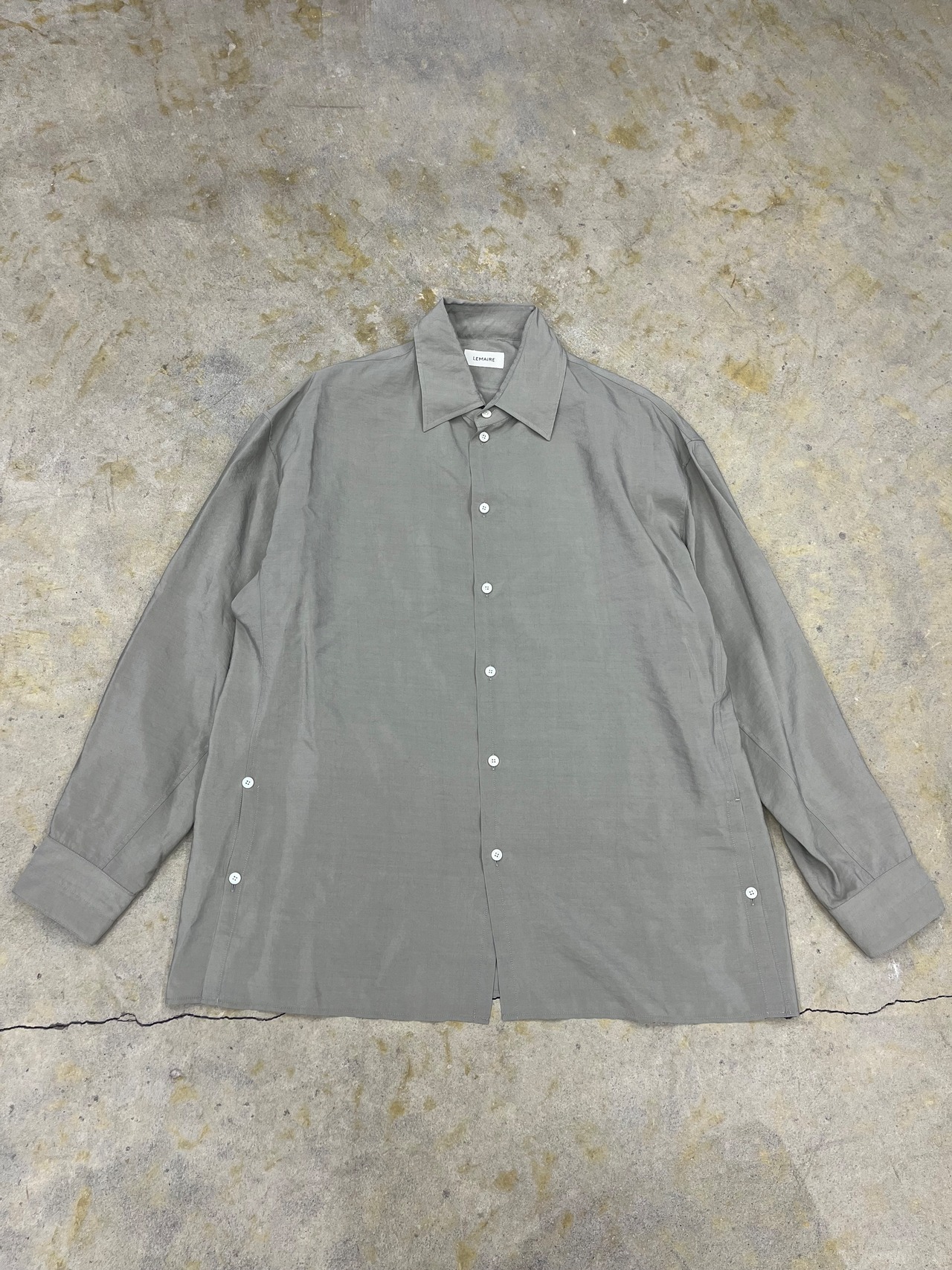 LEMAIRE | TWISTED SHIRT | LIGHT MISTY GREY | HOWDAY