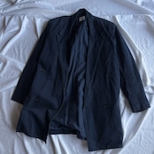 KATHARINE HAMNETT LONDON Cotton Twill Double Breasted Tailored Jacket