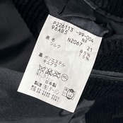 シルク混 pierre cardin ピエールカルダン 2B コーデュロイ テーラードジャケット 96AB5/ブラック メンズ