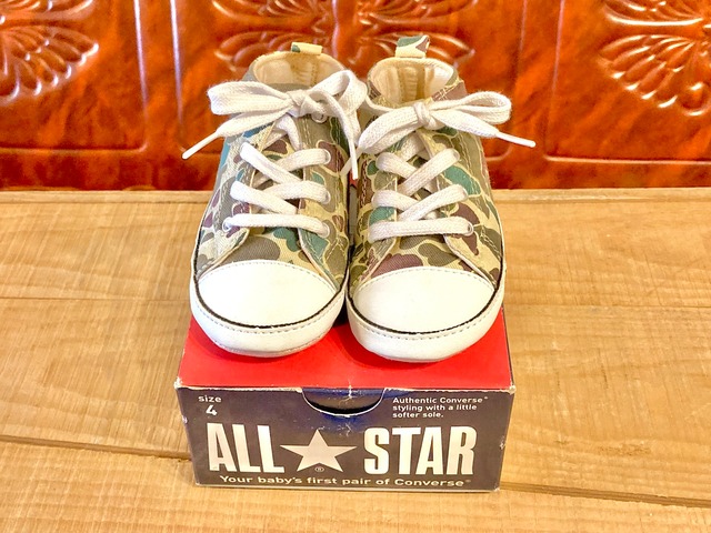converse（コンバース） FIRST STAR CAMOUFLAGE（ファーストスター カモフラージュ ）  迷彩柄 4 12cm ベビーシューズ  216
