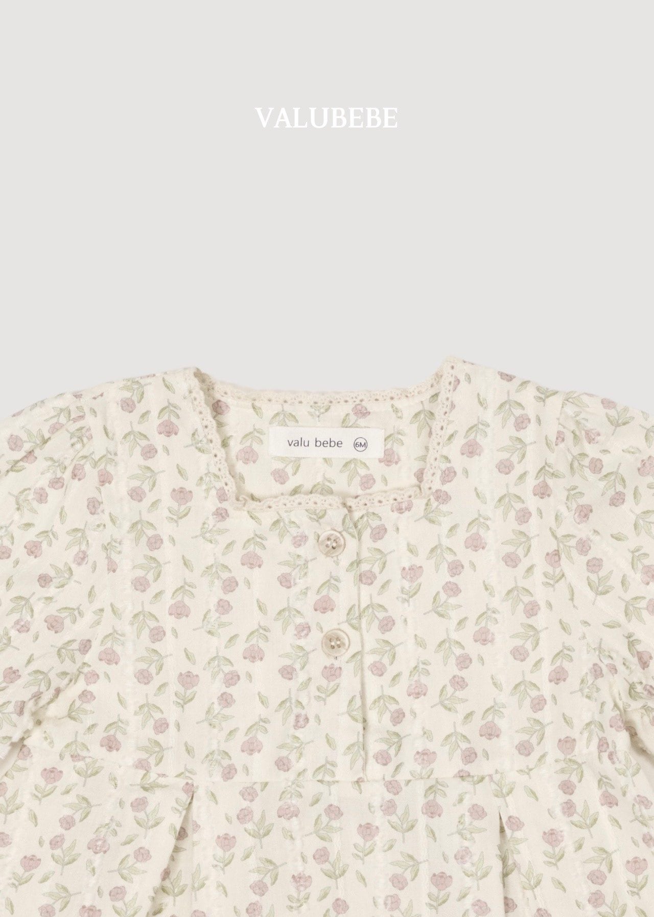 送料無料【予約】/ 花柄スクエアワンピース / valubebe