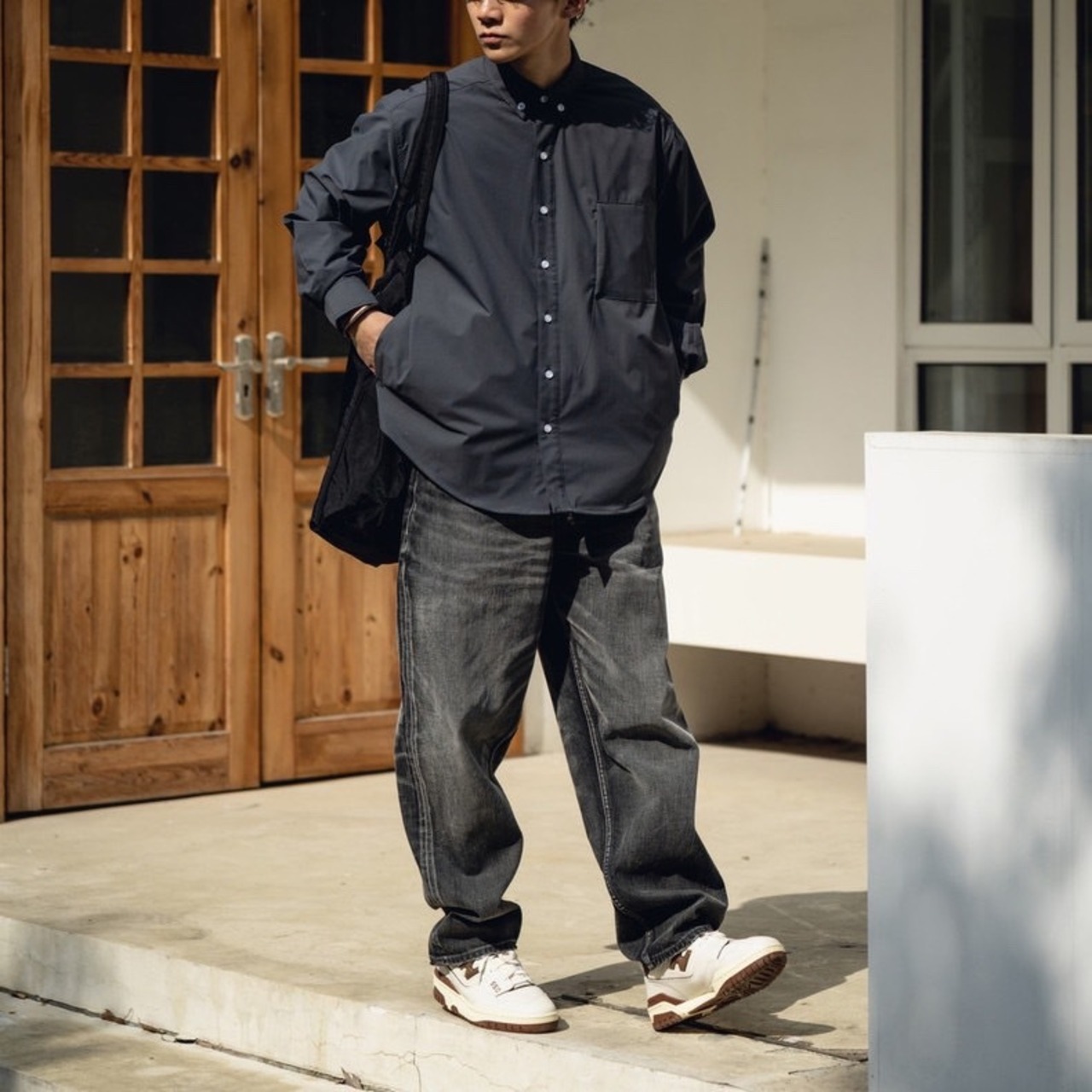 Vintage fade relaxed baggy jeans 0530 - 6