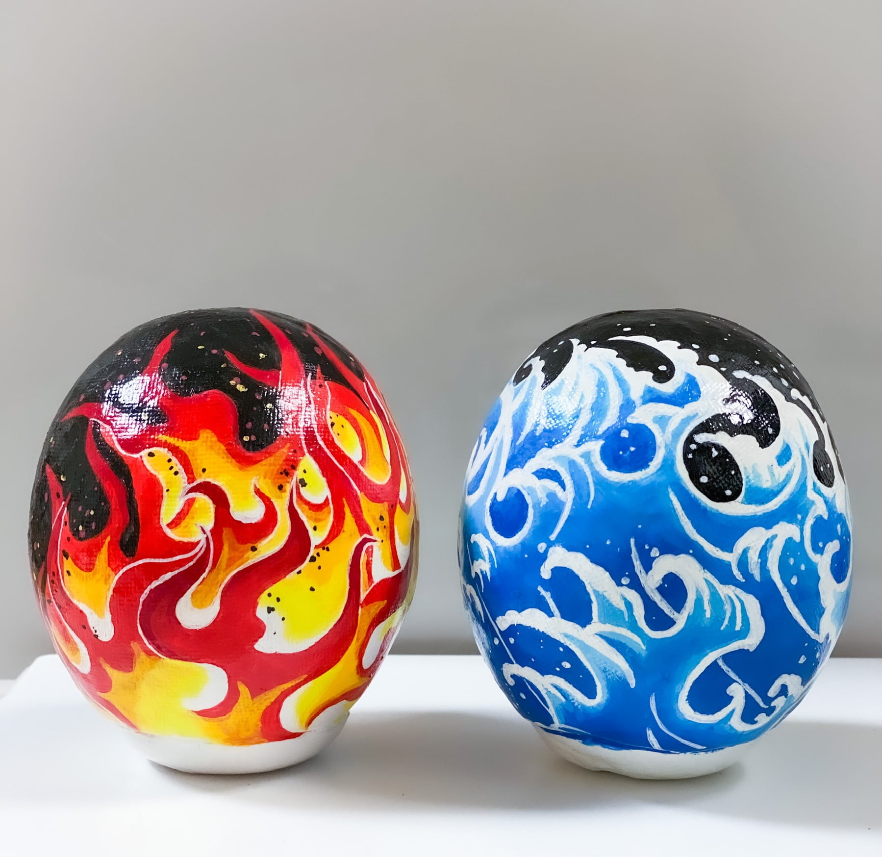 即納/開運数珠達磨 プレミアムSサイズ/炎 | japanese art 蘭