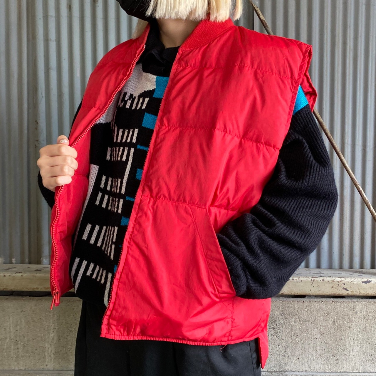 80年代〜90年代 Eddie Bauer エディーバウアー グースダウンベスト 