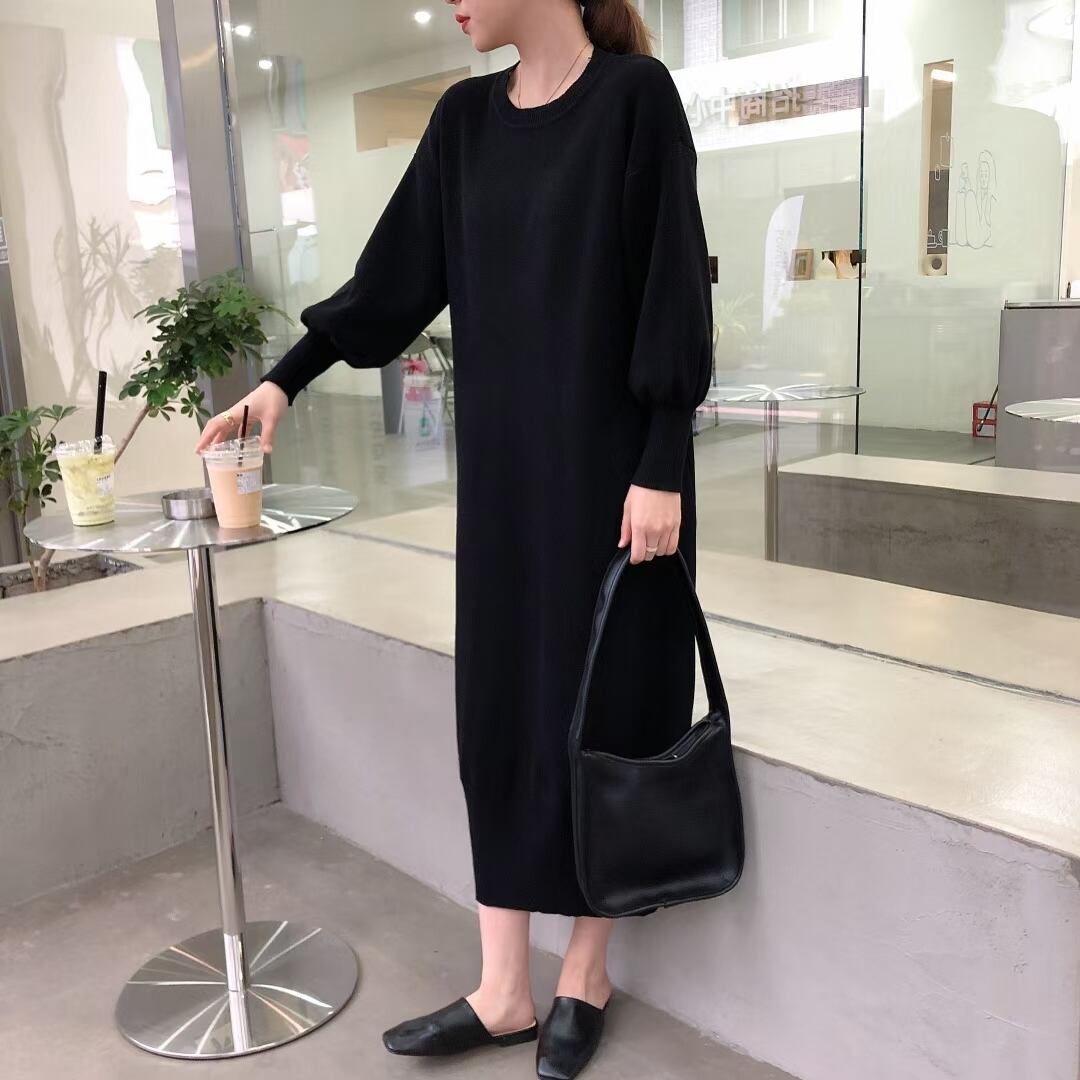 ゆったりニットワンピース　AJ1050-6089