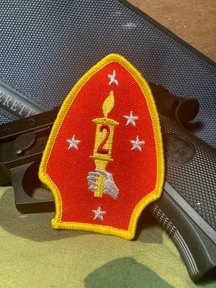ミリタリー ワッペン パッチ U.S.Marines 2nd Div アメリカ海兵隊