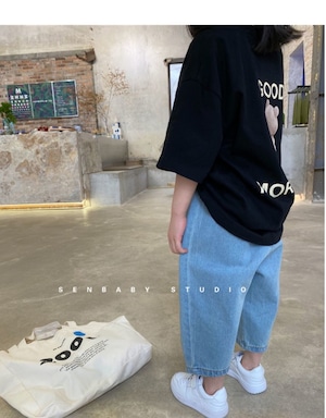 〈90-130size〉カジュアルジーンズ