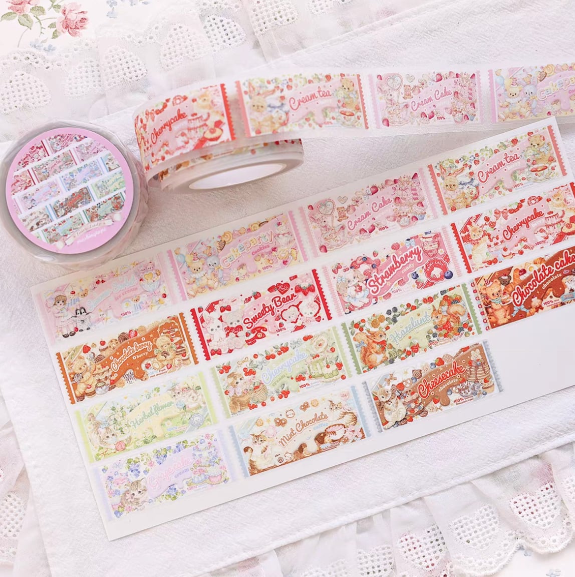 Fairylady マスキングテープ 23点 Fairylady マスキングテープ 23点