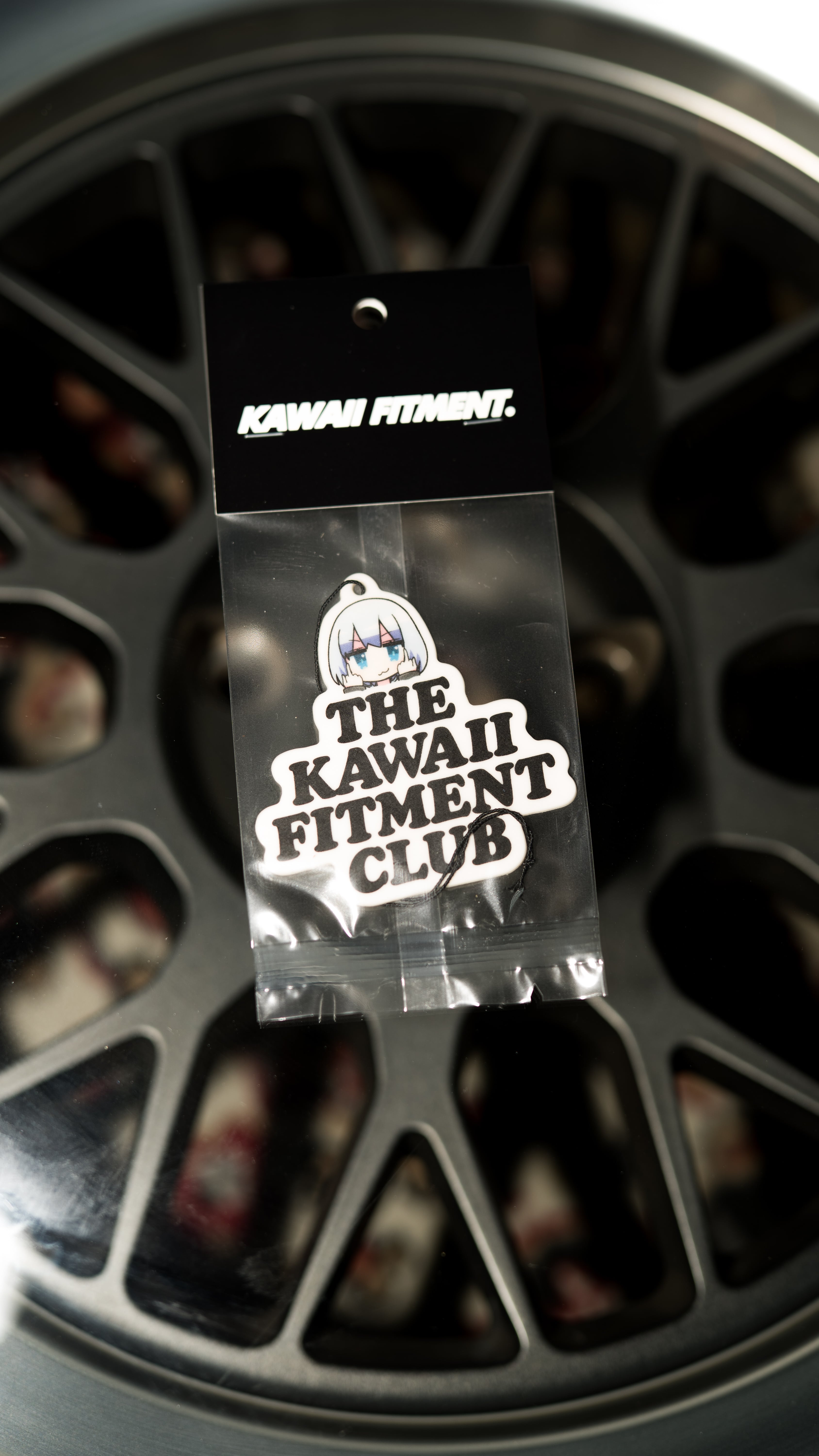 KF steering wheel ver.05 black / black | KAWAII FITMENT.