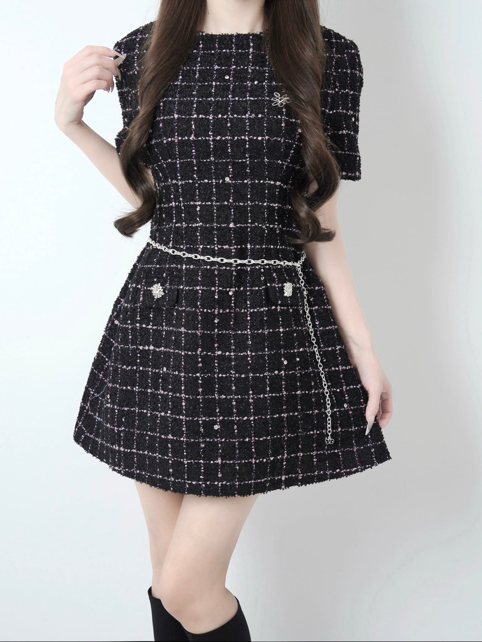 ルミニョン Lumignon tweed bijou lumi T グレー lumignon tweed bijou lumi T【ピンク】 ルミニョン - メルカリ
