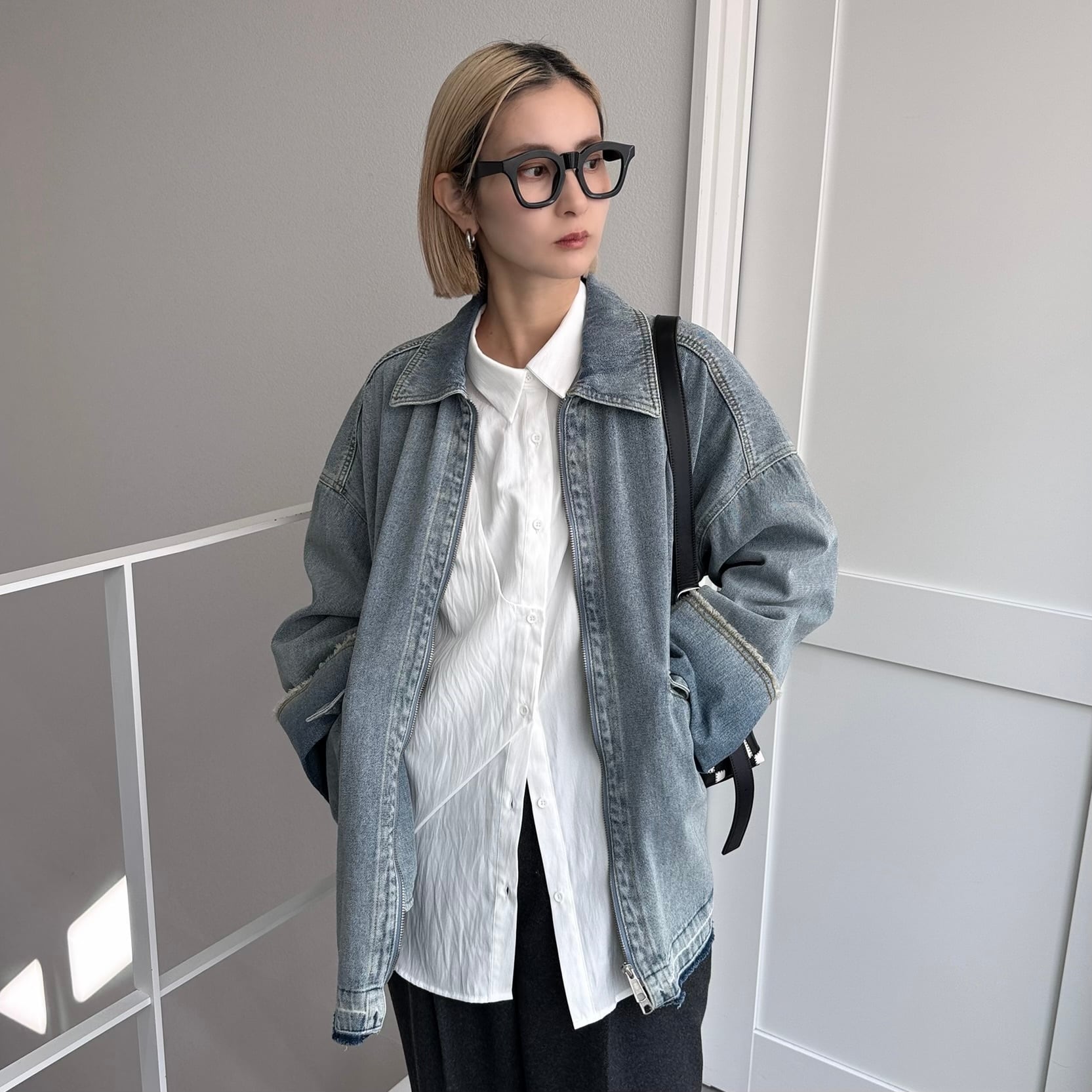 zipデザインオーバーSH/オフホワイト | CFT.