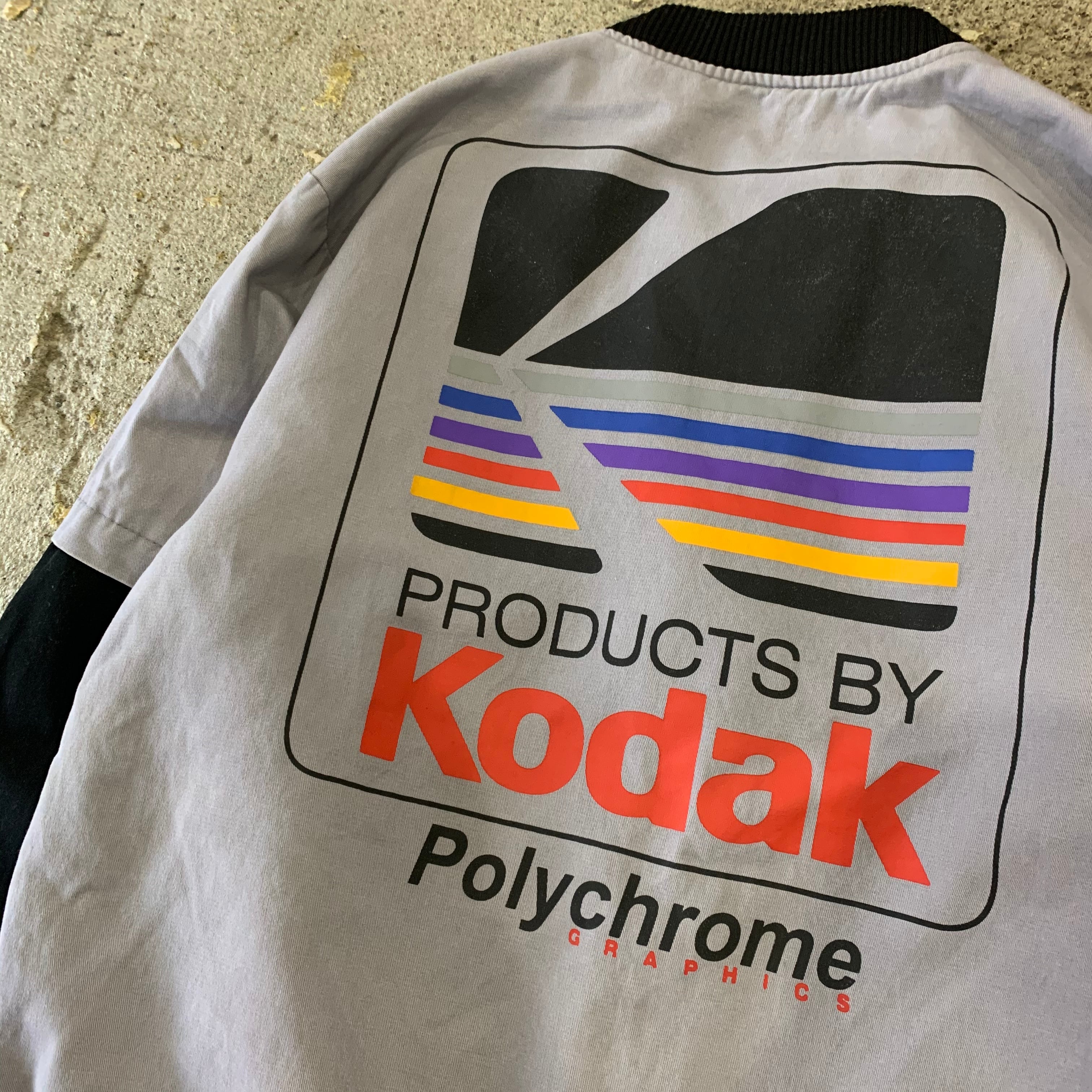 90s Kodak zip up blouson | What'z up