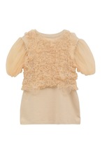 CLANE TULLE VEST LAYERED TOPS