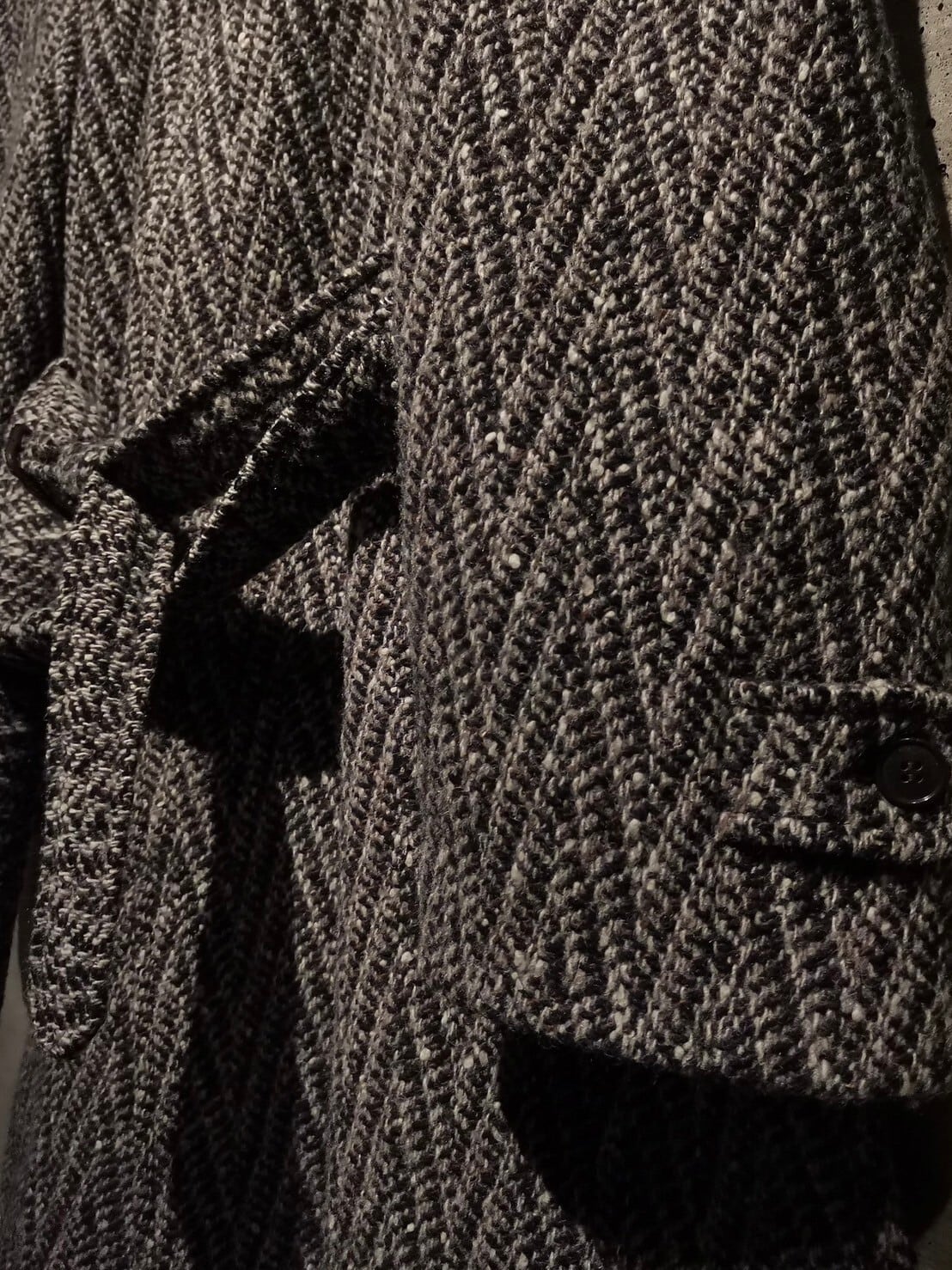 Caka】“MANI by GIORGIO ARMANI” Special Vintage Tweed Long Caka】“MANI by GIORGIO ARMANI” Special Vintage Tweed Long