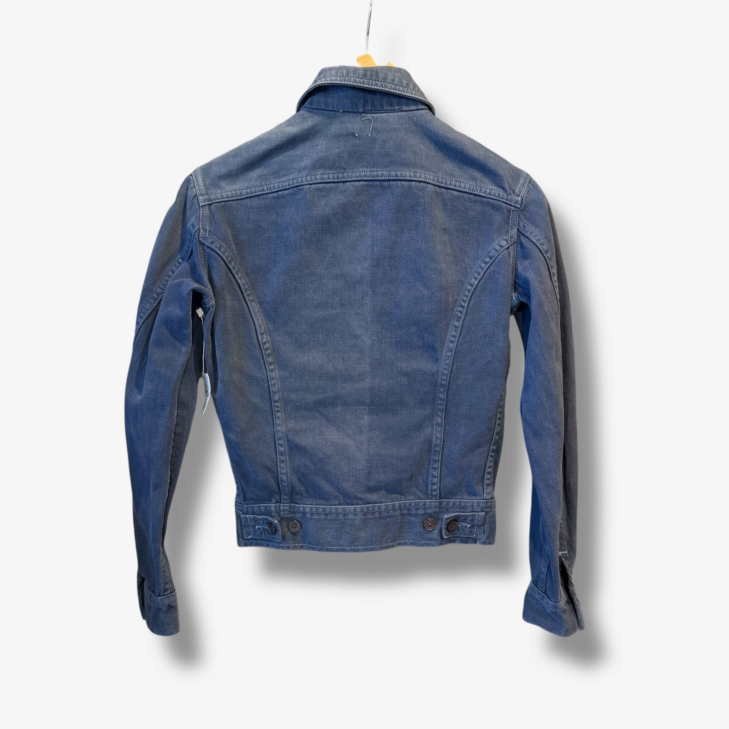 70s LEE Moleskin Jacket 大文字 S】70s Lee MoleSkin JKT col Navy リー モールスキン 大文字タグ