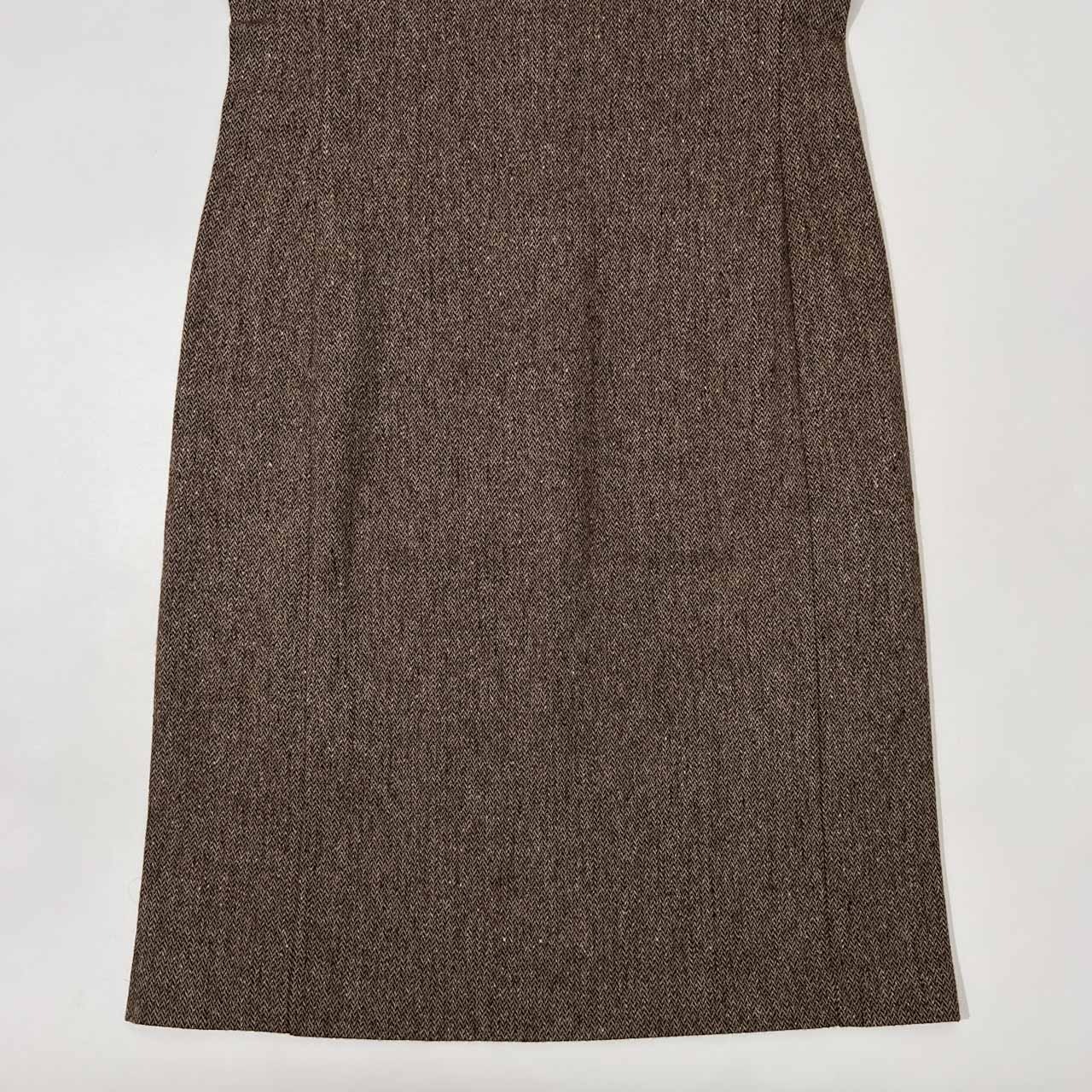 イタリア製 SETA BAMBINO セタバンビーノ ツイード ノースリーブ ワンピース 44 /レディース