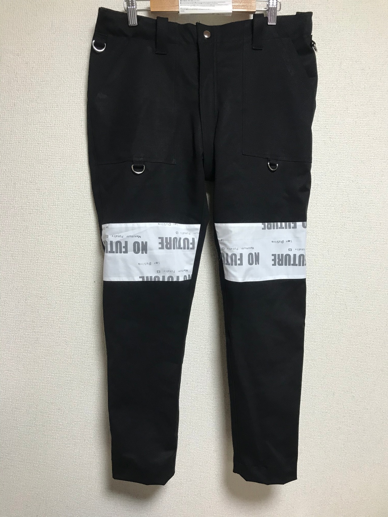 UNFINISHEDペイントパンツ