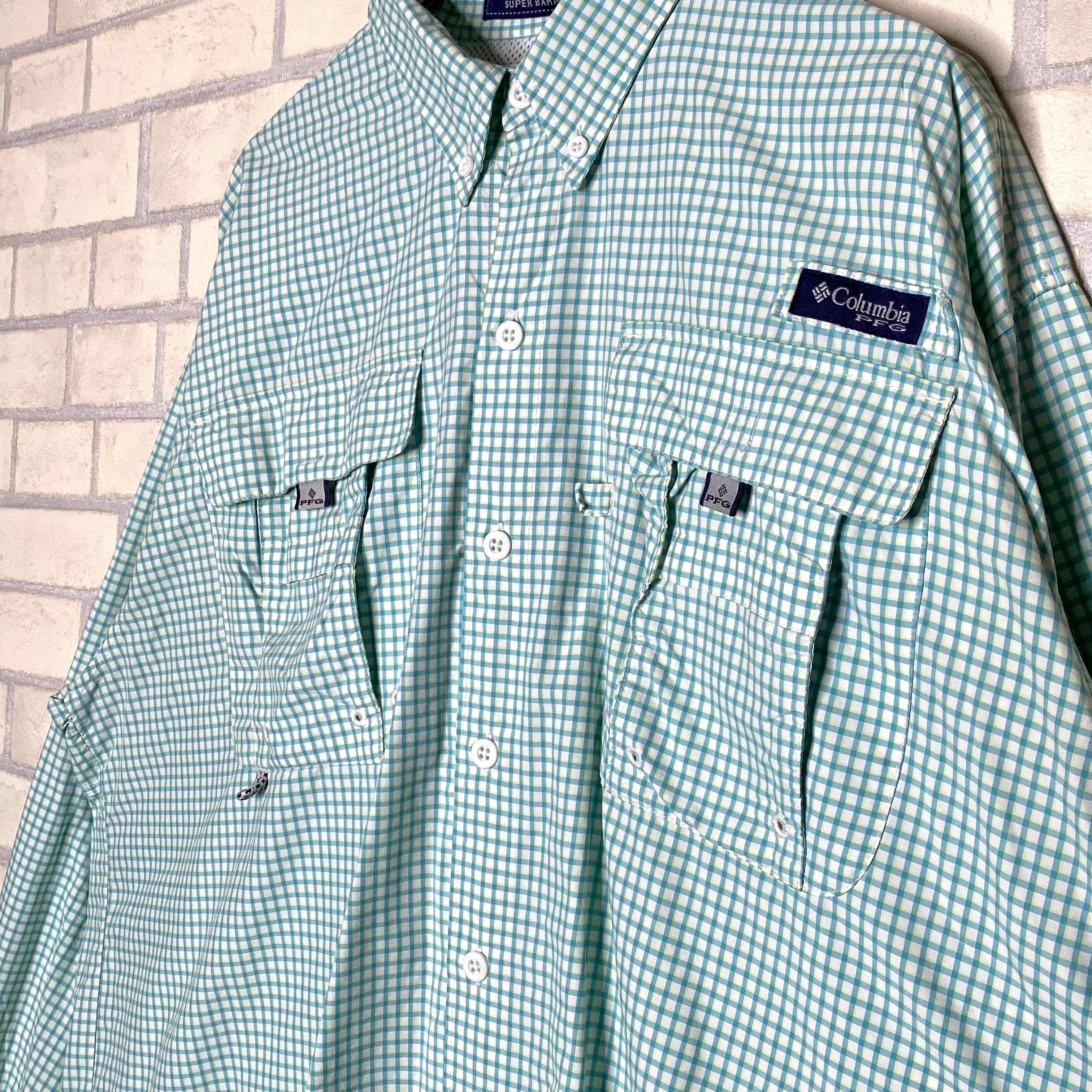 Columbia 【PFG 】長袖フィッシングシャツ　L チェック柄 | 古着屋OLDGREEN powered by BASE