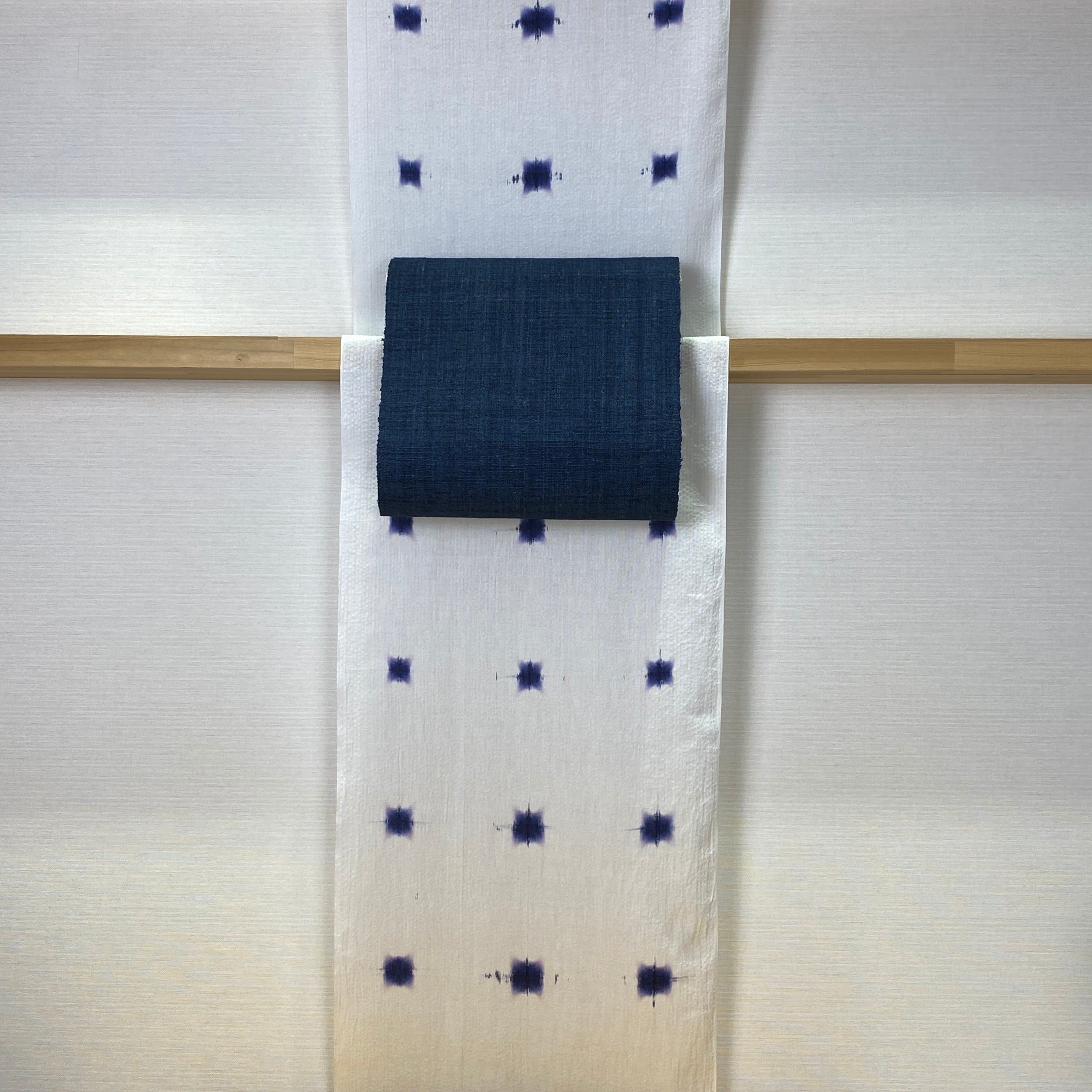 竪絽　有松絞り　浴衣　板締め絞り 竪絽 有松絞り 浴衣 板締め絞り （竪絽 有松絞り 浴衣 板締め絞り）