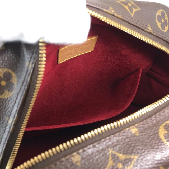 LOUIS VUITTON ルイヴィトン モノグラム ハンドバッグ ブラウン PVCレザー エクサントリシテ M51161 vintage ヴィンテージ オールド vzg5g4