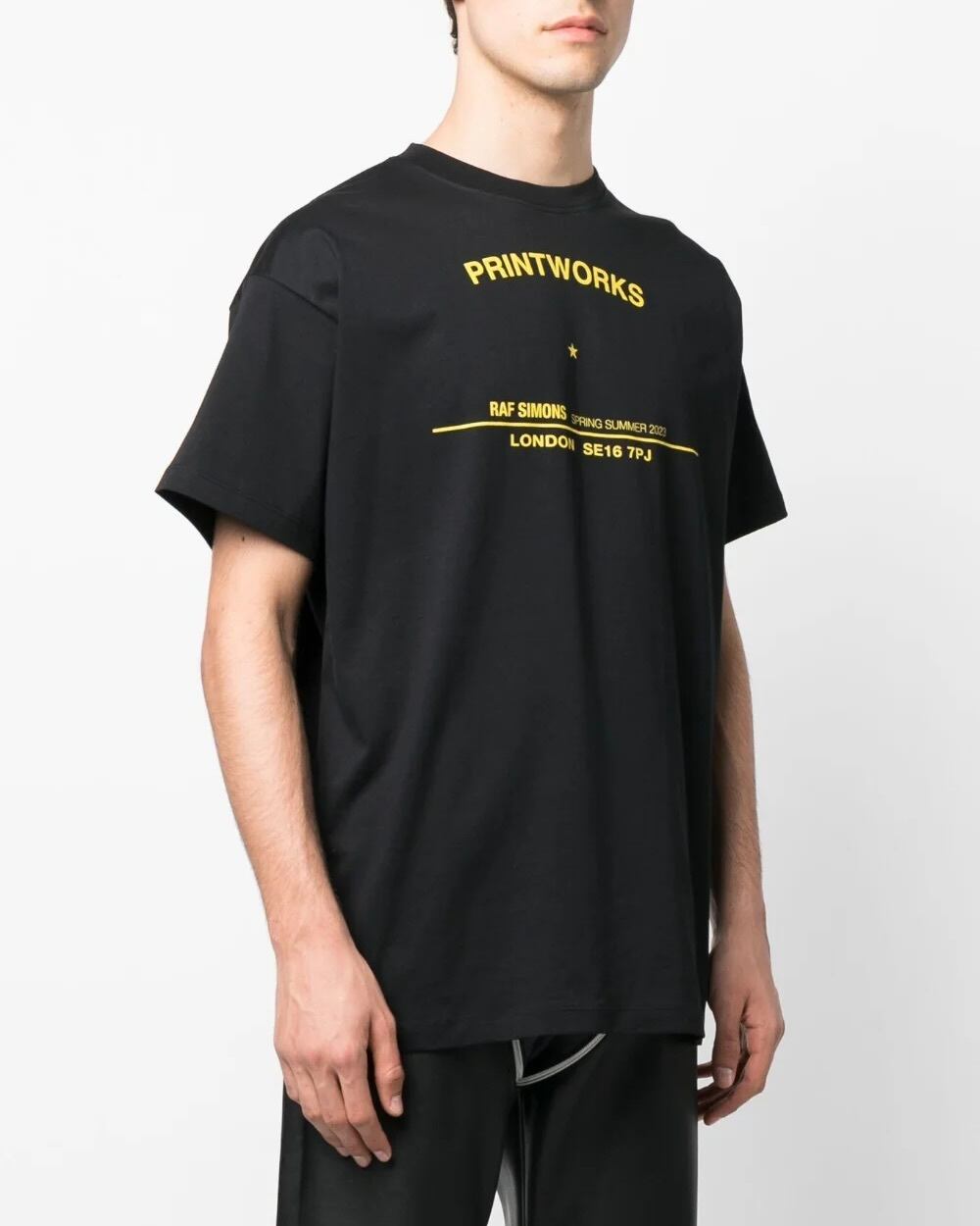 RAF SIMONS】Tour Date プリント Tシャツ | idealclasse