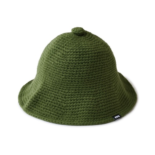 FTC / CROCHET BUCKET HAT OLIVE