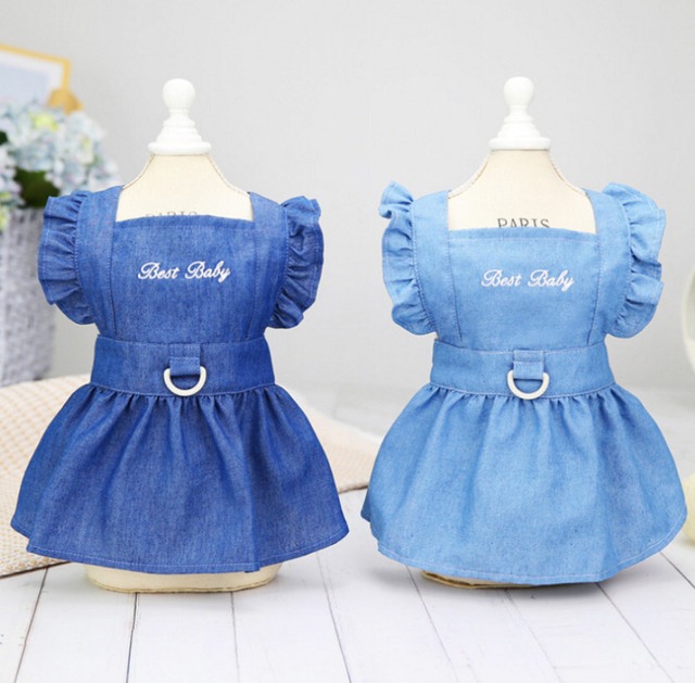 【即納品】Dカン付デニムワンピース