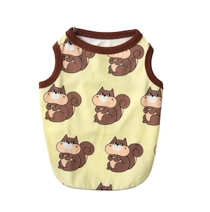 大型犬対応/予約【andblank】ICONIC Joy Bear Sleeveless (Lemon)