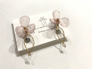 namiashi/お花モチーフオーガンジーイヤリング