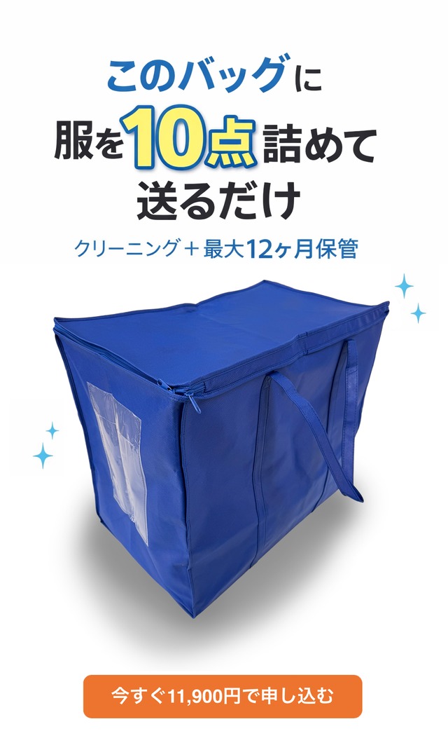 【これ一択】リモクロ 保管クリーニング 10点パック