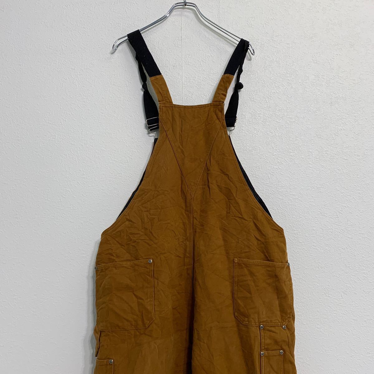 NORTHEAST 中綿 ダック オーバーオール W36 ダークベージュ ノース