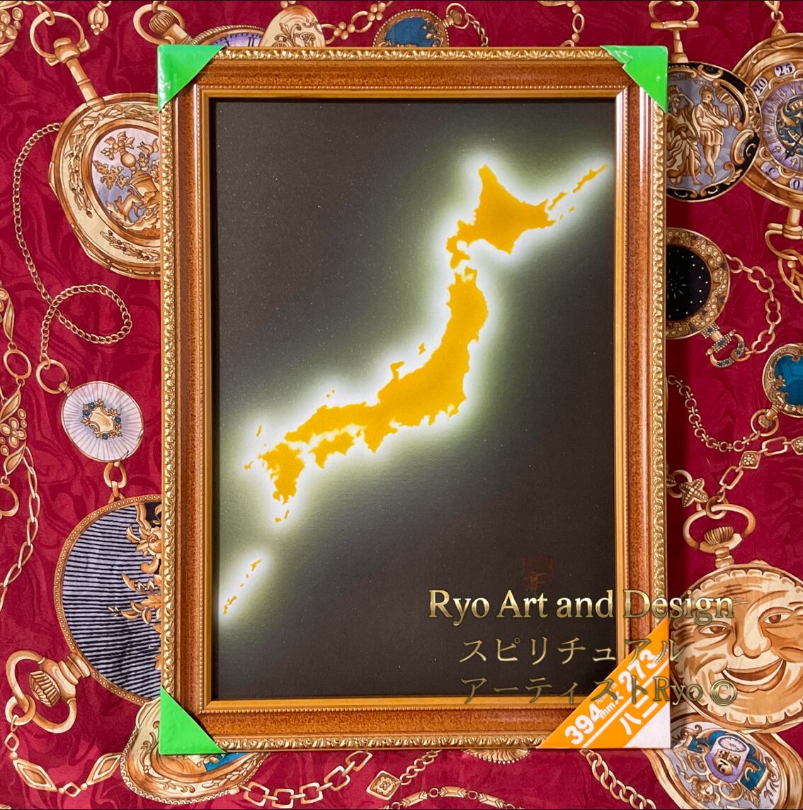 エナジーアート☆満開桜富士強力高波動F8号キャンバス 開運絵画 風水エナジーアート】満開桜富士 強力高波動絵画 F8号キャンバス | Ryo