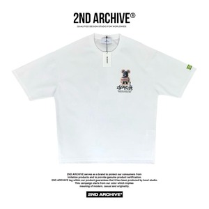 2ND002 2NDARCHIVE Tシャツ 韓国ファッション オーバーサイズ ユニセックス