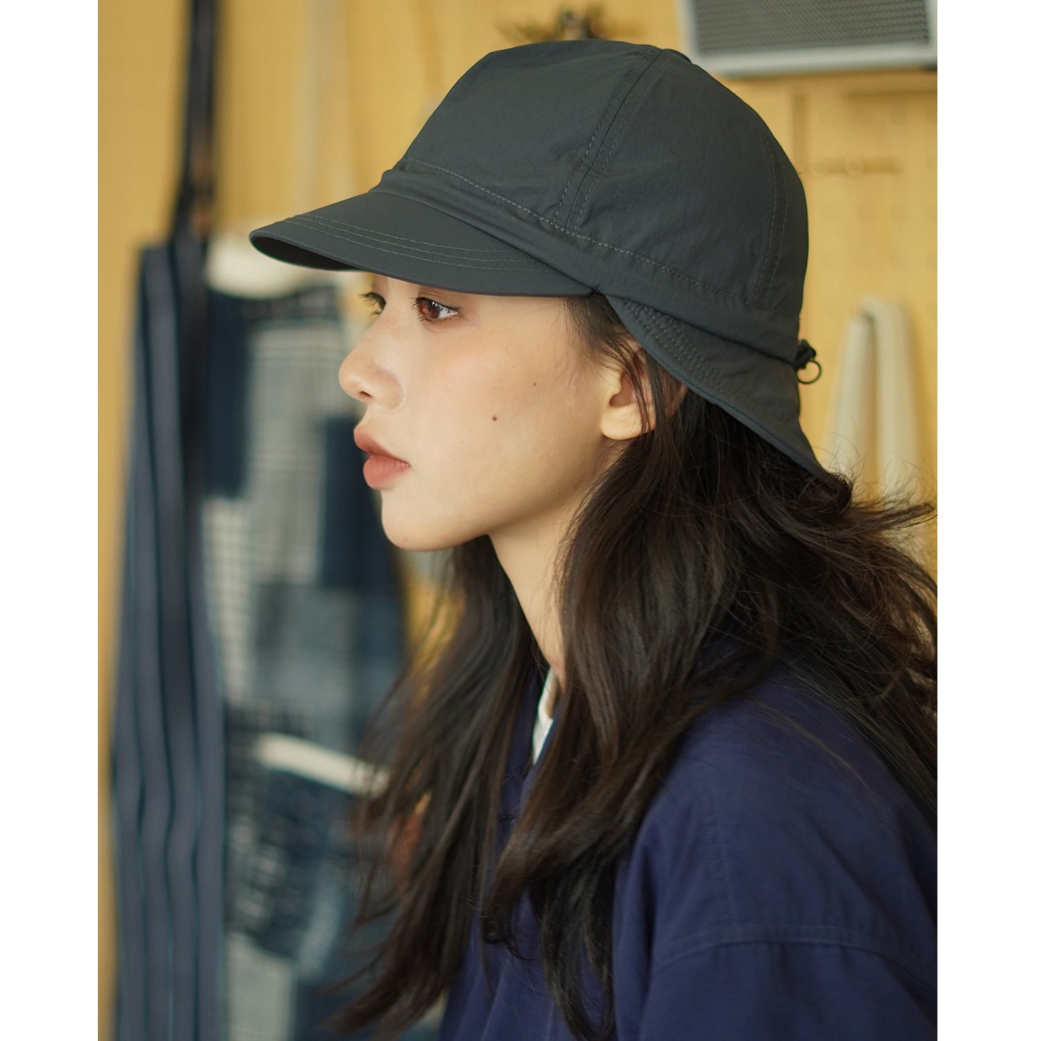 Tumulus： [THE HOBOO] ese 双つば ピークド キャップ