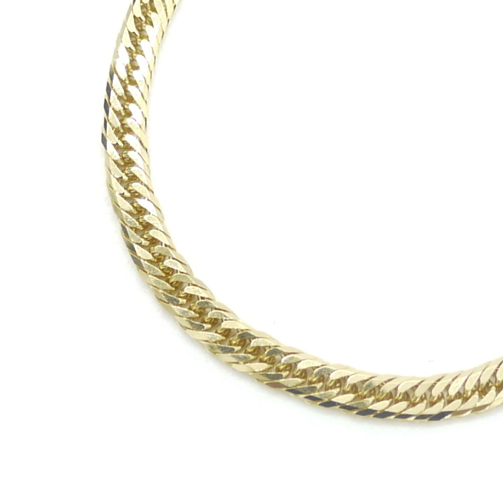 12.8g K18 喜平8面トリプルネックレス Y01480 | www.schmetterlinghaus.at
