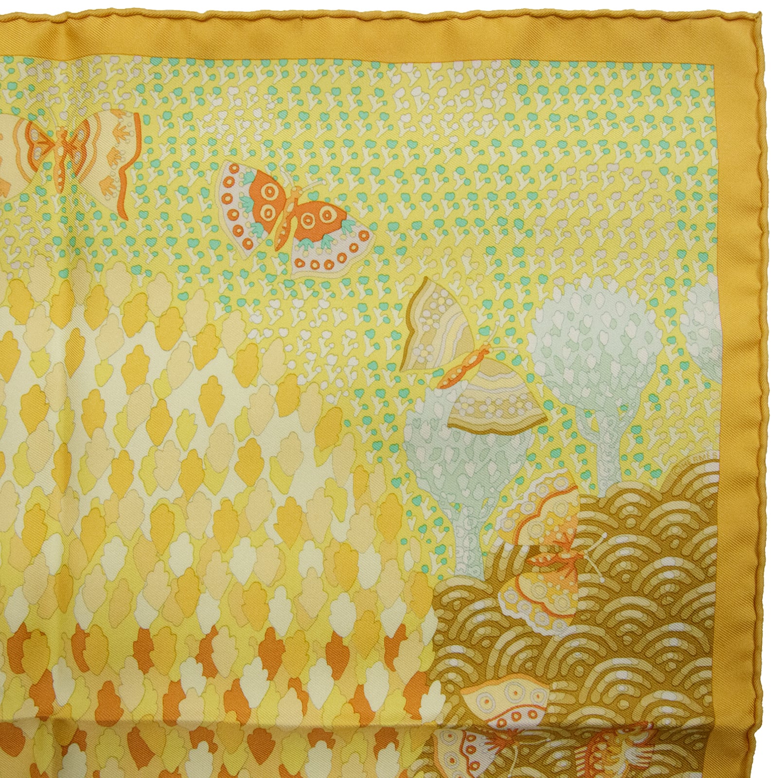 本物・送料無料・極美品】HERMES・エルメス・小判スカーフ(シルク