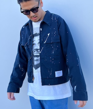 Vintage 70s painted remake blouson -VANDALISM-