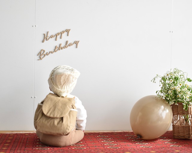 ベビーリュック　ベージュ