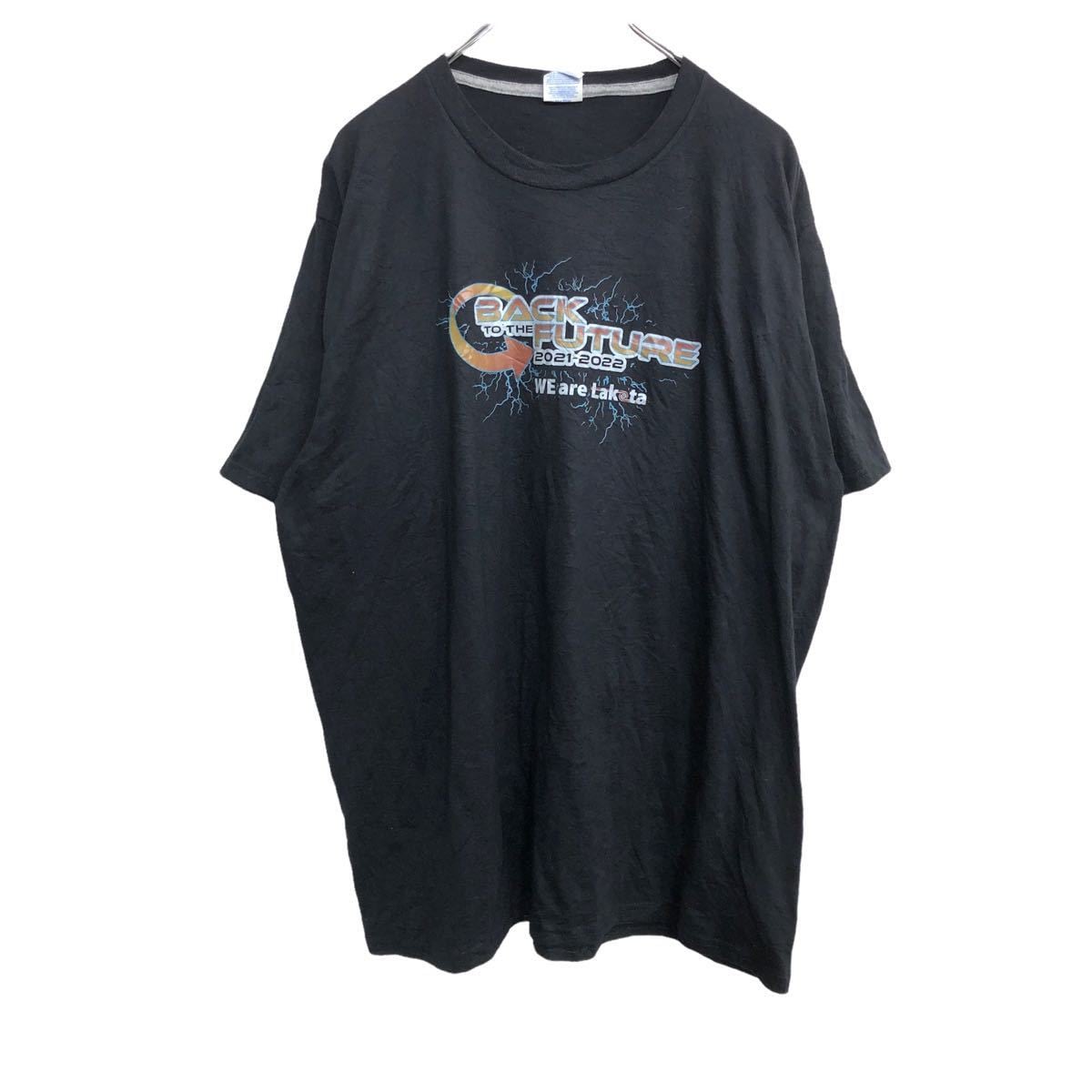 BAYSIDE'S 半袖 プリントTシャツ Lサイズ ブラック 古着卸 アメリカ仕