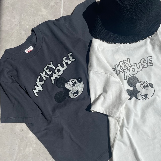 【+81 branca】Mickey tee