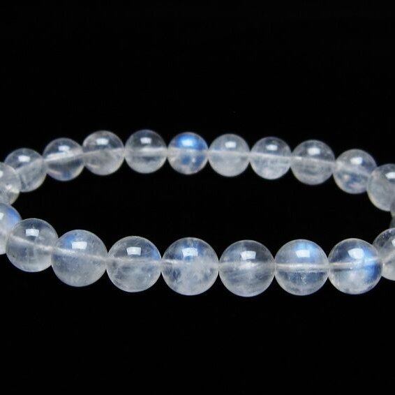ムーンストーン ブレスレット 8mm 一点物 メール便可 [M便 1/10] 111-44520