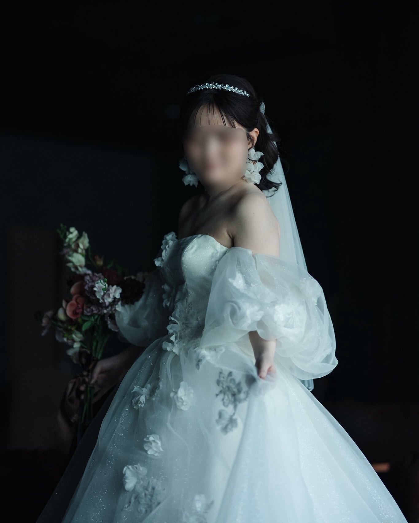 ブライダルカチューシャ【AH2408-01】 | ブライダルアクセサリー