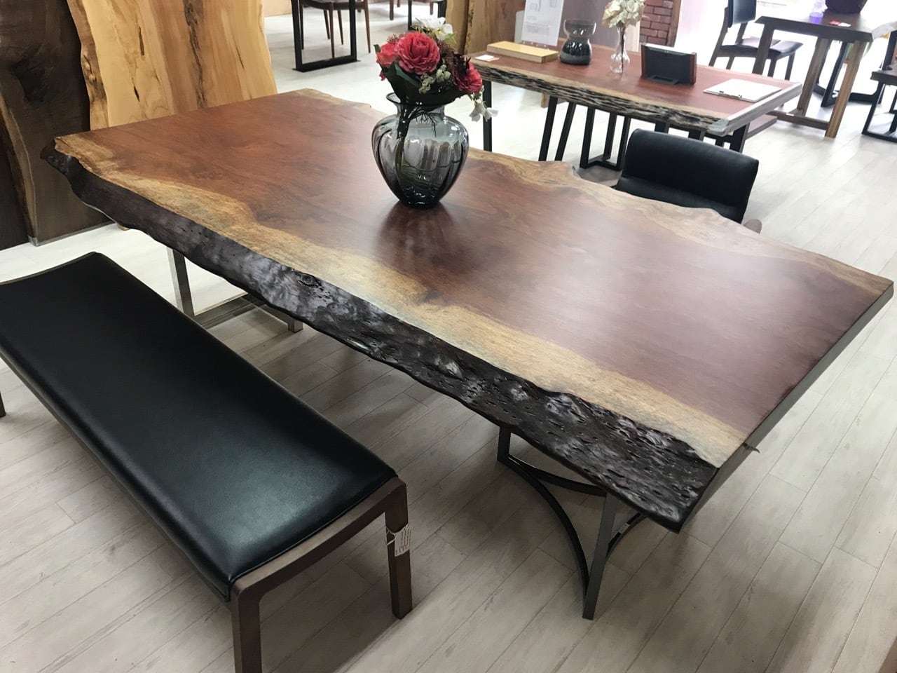 ブビンガ_2000×1000-980-900×65_浅草本店_テーブル天板/一枚板