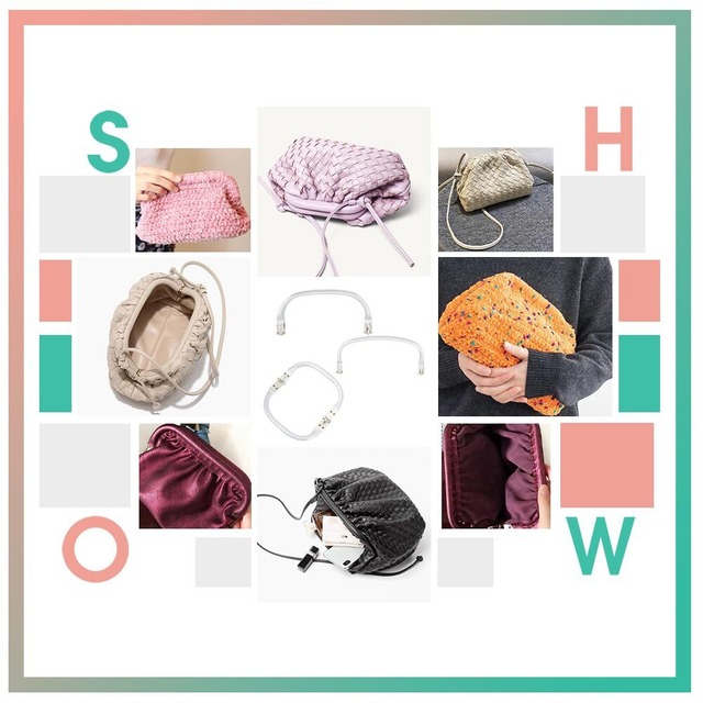 PH PandaHall 3個 がま口 口金 3サイズ コ字型 アルミバネ口金 がま口留め具 内部止め金ロ 財布ハンドル バッグ 修理用 取っ手 ハンドメイド製作に 交換用ハンドル DIY 手芸用 角型24.4/19.5/12.4 mm